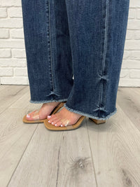 Addie Mid Rise Vintage Wash Wide Leg Jeans - Minnie's Treasure Boutique
