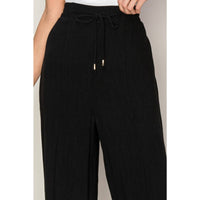 After Work Linen Blend Pintuck Pants - Minnie's Treasure Boutique