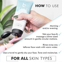 Beauty By Earth Face Wash with Superfruit and Sea Kelp 4oz