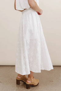Bridget Eyelet Skirt - Minnie's Treasure Boutique