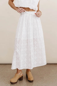 Bridget Eyelet Skirt - Minnie's Treasure Boutique
