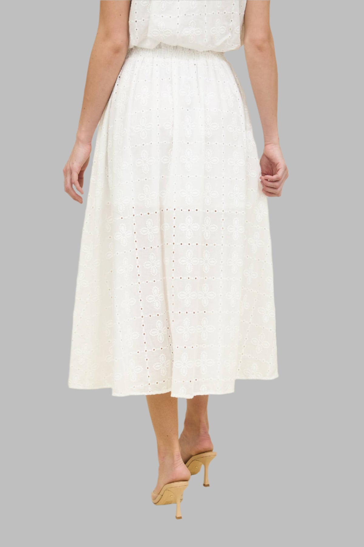 Bridget Eyelet Skirt - Minnie's Treasure Boutique
