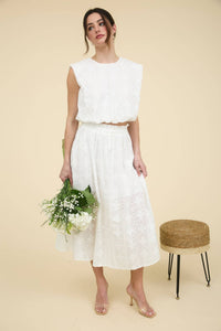 Bridget Eyelet Skirt - Minnie's Treasure Boutique