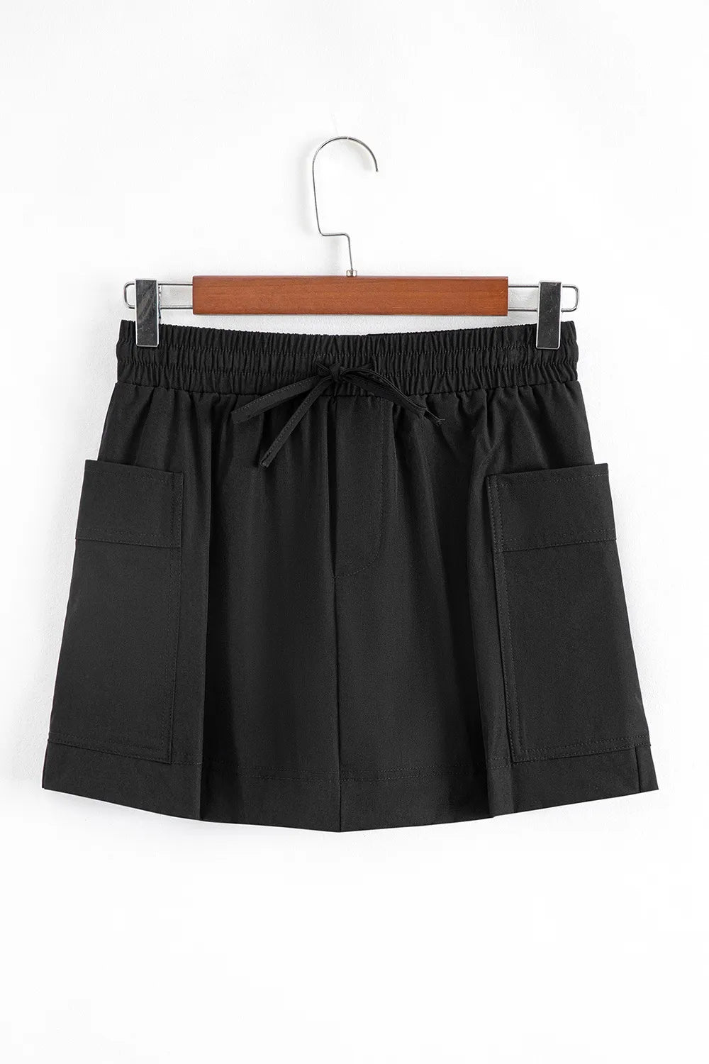 Cargo Pocket Elastic Waist Active Casual Skort - Minnie's Treasure Boutique