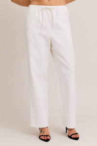 CHARLOTTE WOVEN RELAXED PANTS - Minnie's Treasure Boutique