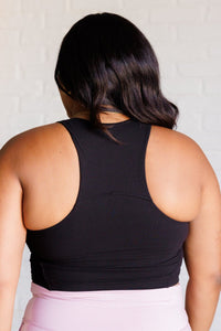 Get Moving Racer Back Crop Tank - Minnie's Treasure Boutique