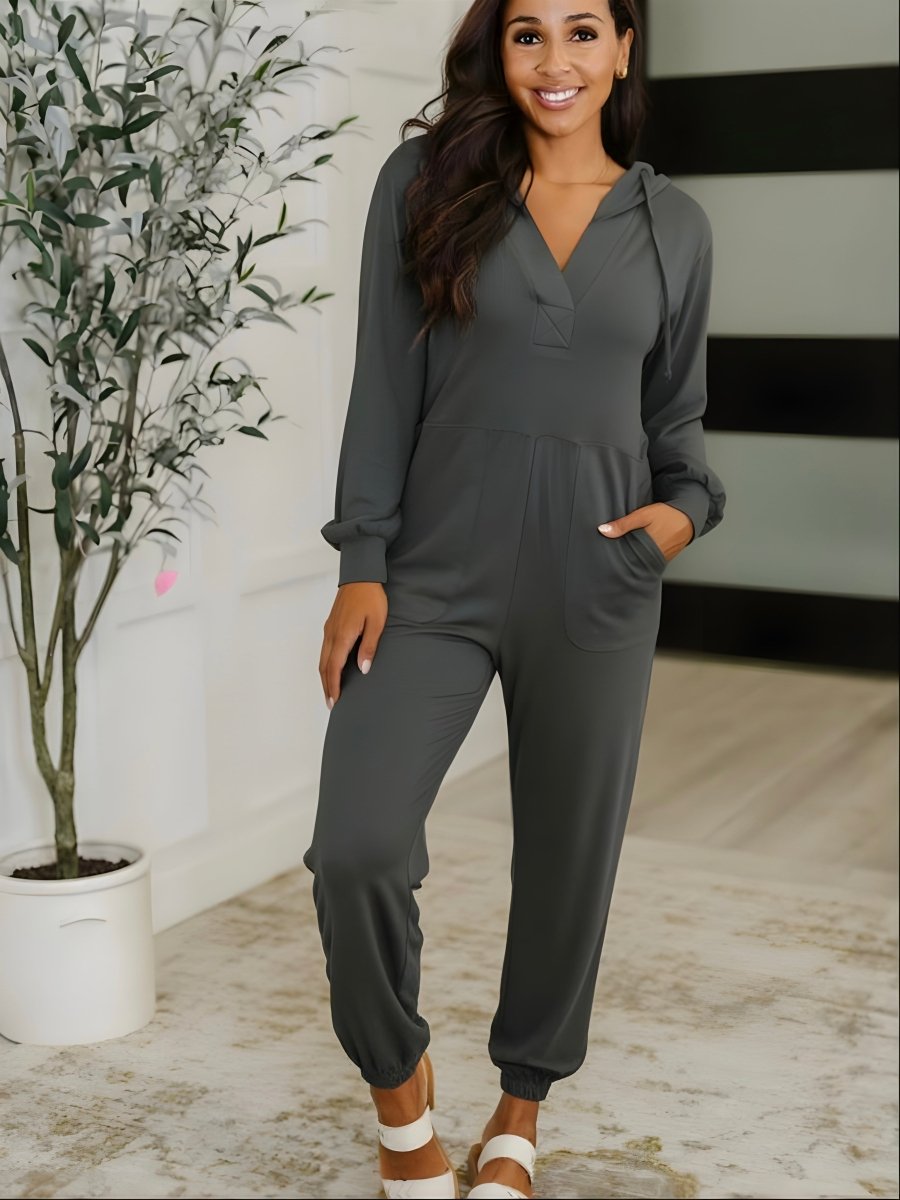 Marty Hooded Lounge Jumpsuit
