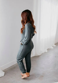Marty Hooded Lounge Jumpsuit - Minnie's Treasure Boutique