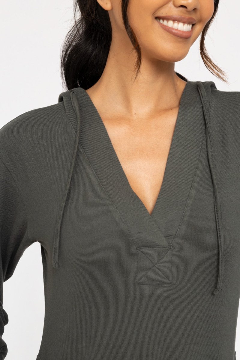 Marty Hooded Lounge Jumpsuit - Minnie's Treasure Boutique