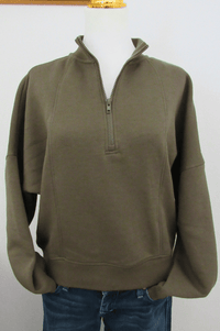Princess Seam Quarter Zip Pullover