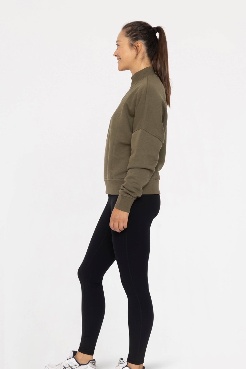 Princess Seam Quarter Zip Pullover - Minnie's Treasure Boutique