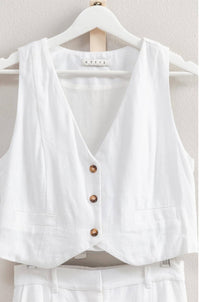 Rayon Linen Vest