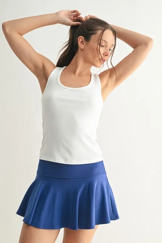 Slim Fit Scoop Neck Tank - Minnie's Treasure Boutique