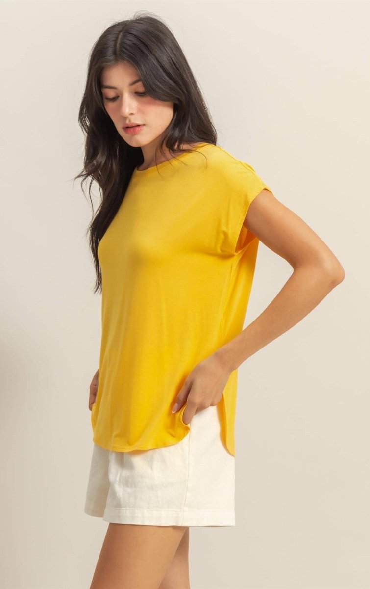 Sunflower Dolman Sleeve Top - Minnie's Treasure Boutique