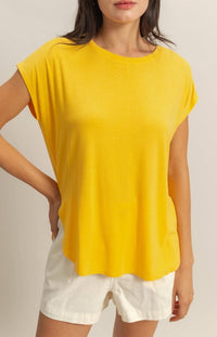 Sunflower Dolman Sleeve Top - Minnie's Treasure Boutique