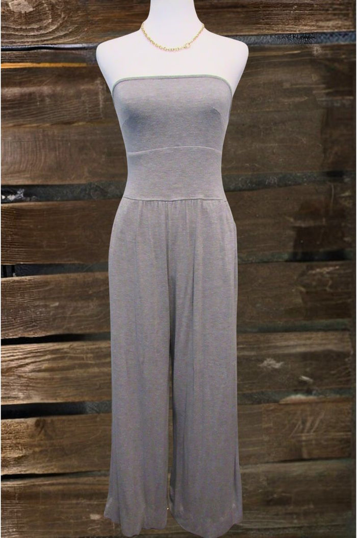 Gray Moonlight Lounge Jumpsuit