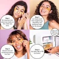 Grace & Stella Co Gold Energizing Under Eye Masks (24 pairs)