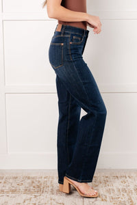 Alaina High Rise Classic Straight JeansMinnie's Treasure Boutique