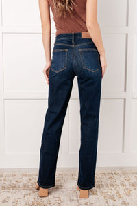 Alaina High Rise Classic Straight JeansMinnie's Treasure Boutique