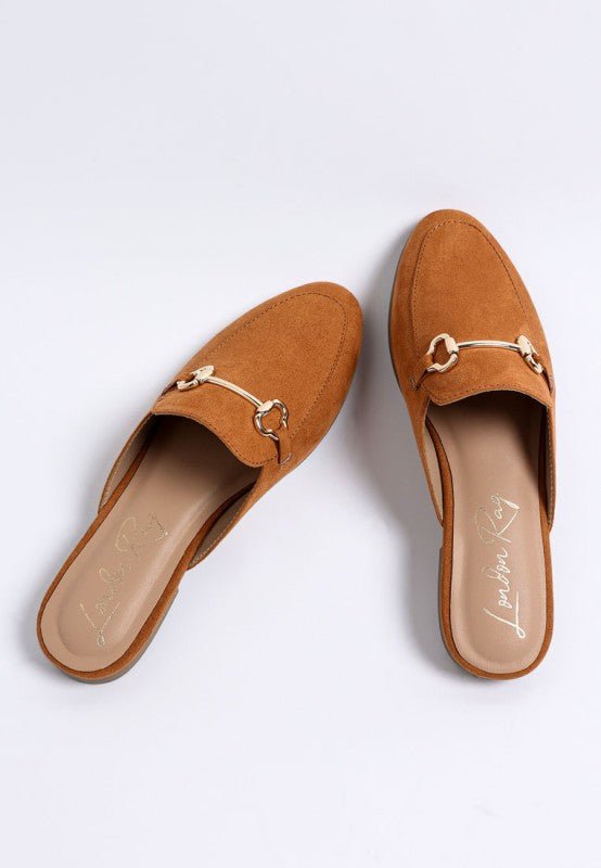 Alpine Horsebit Detail Mules