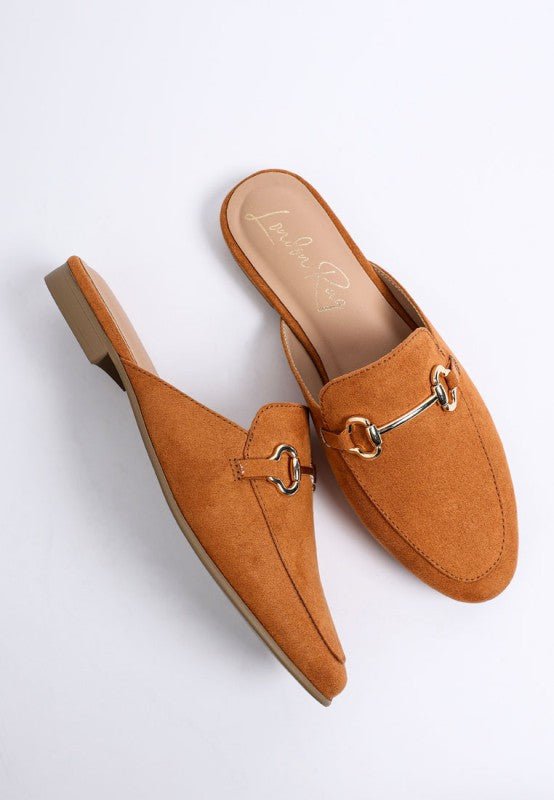 Alpine Horsebit Detail Mules