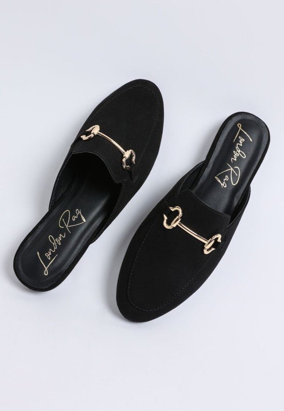 Alpine Horsebit Detail Mules
