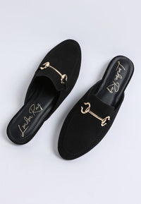 Alpine Horsebit Detail Mules