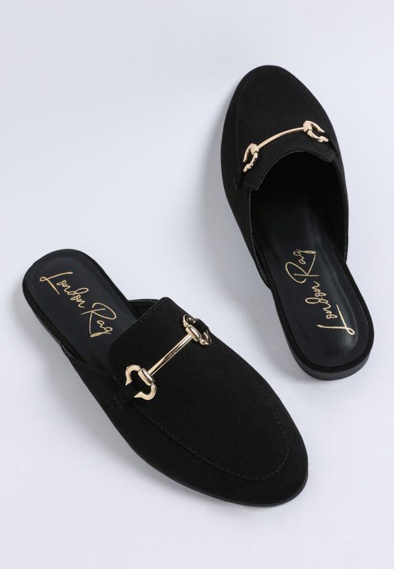 Alpine Horsebit Detail Mules
