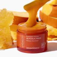 Andalou Brightening Pumpkin Honey Glycolic Mask: 1.7 oz