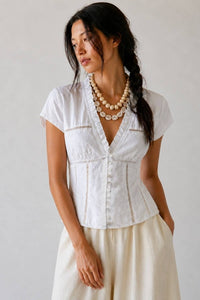 Aurelia White Lace Trim