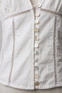 Aurelia White Lace Trim