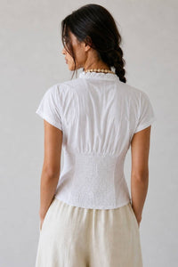 Aurelia White Lace Trim