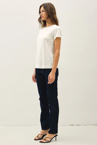 Bamboo Basic Tee in White