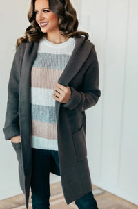 Be Cool Hooded Cardigan
