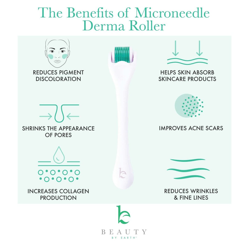 Beauty By Earth Derma Roller Micro needling Face Roller