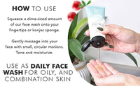 Beauty By Earth Face Wash with Superfruit and Sea Kelp 4oz