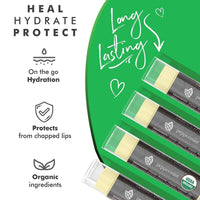 Beauty By Earth Organic Lip Balm (Pack of 4) Peppermint