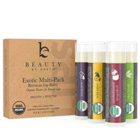Beauty By Earth Organic Lip Balm (Pack of 4) Peppermint
