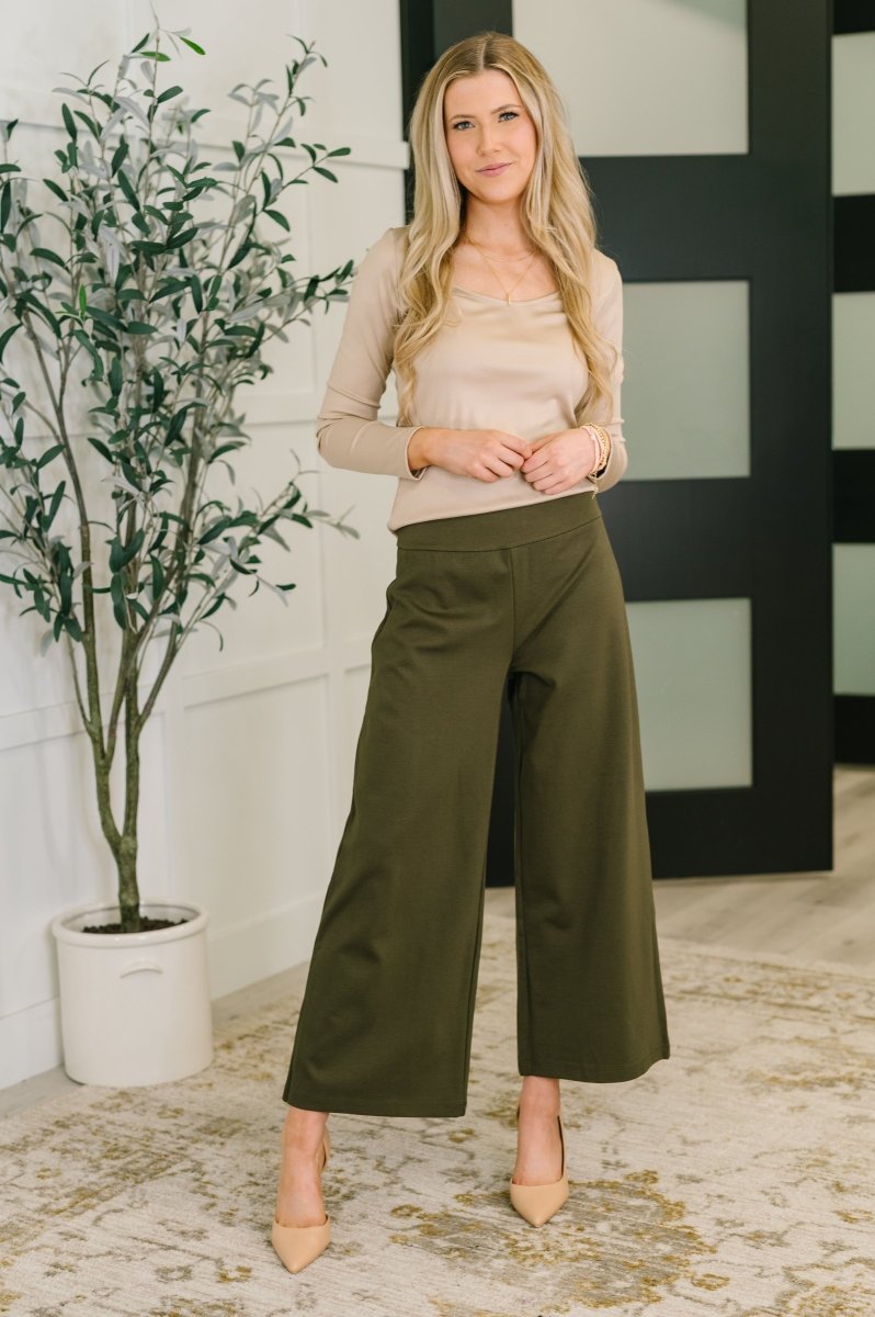Believe It Basic Long Sleeve Top In Sand