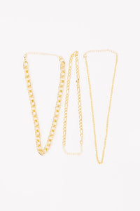 Big, Bold and Beautiful Layered Chunky Necklace in Gold