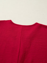 Braided Detail Half Sleeve Blouse