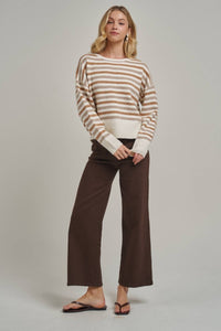 Brown Bow Pocket Pants