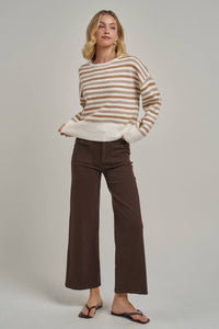 Brown Bow Pocket Pants