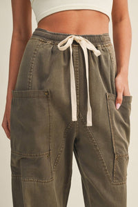 Burnt Moss Side Pocket Pants