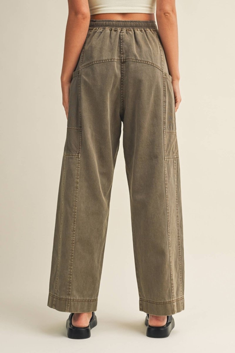 Burnt Moss Side Pocket Pants