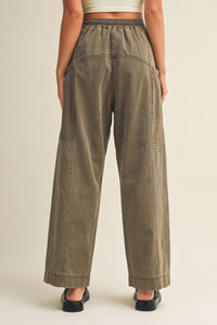 Burnt Moss Side Pocket Pants