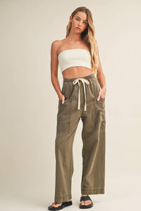 Burnt Moss Side Pocket Pants