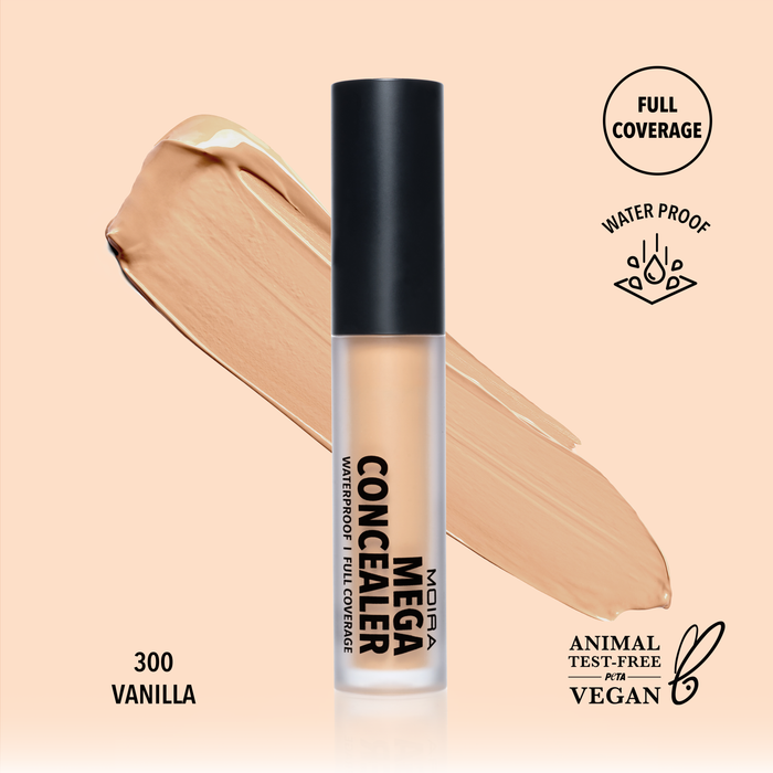 Moira Cosmetics Mega Waterproof Concealer 300 Brulee