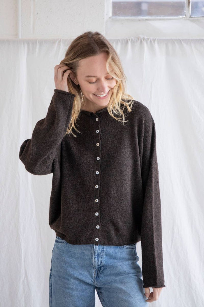 Chocolate Piper Cardigan