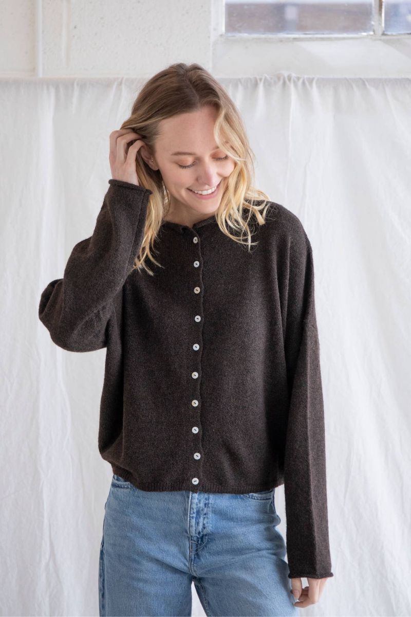 Chocolate Piper Cardigan